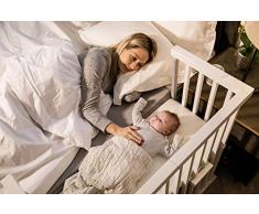 BabyHub Neospace Berceau avec matelas en fibre de coco naturelle