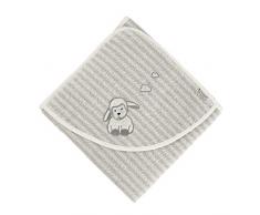 Serviette de Bain Sterntaler Mouton Stanley, Âge : À Partir de 0 Mois, 100 x 100 cm, Gris