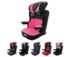 Nania Siège Auto Rehausseur Rway Easyfix Groupe 2/3 Protection Latérale Fabriqué en France Disney Minnie 15-36 kg