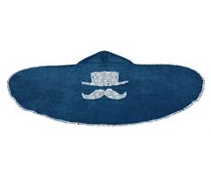 Motherhood Oeko-Tex Standard 100 Serviette de Bain à Capuche Turquoise/Garçon Rétro 65 x 130 cm