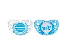 Chicco Physio Air Sucette en Caoutchouc 2 Pièces 0-6 Mois, Couleurs Assorties