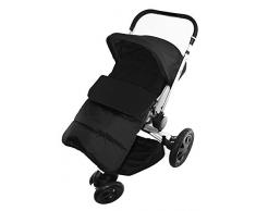 Chancelière/Cosy orteils Compatible avec Quinny Moodd Poussette Black Jack