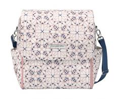 Petunia Pickle Bottom Boxy Backpack, sac à dos maternel avec matelas à langer taille unique Multicolore (Alpine Meadows)