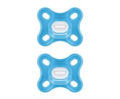 MAM 70723011 Comfort Lot de 2 tétines Bleu 0+ mois
