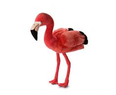 WWF - Peluche Flamant Rose - Peluche Réaliste avec de Nombreux Détails Ressemblants - Douce et Souple - Normes CE - Hauteur 50 cm