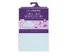 Clevamama 3330 Alèse de Lit Imperméable - Bed Mats pour Enfant 90x70 cm - Bleu
