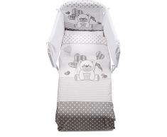 Italbaby Koukou amovible Couette, gris, 5 pièces