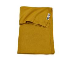 Meyco 2733023 Couverture tricotée pour bébé Ockergelb 75 x 100 cm