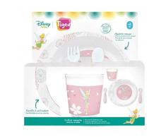 TIGEX Coffret vaisselle micro-ondes Fée Clochette