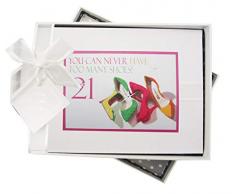 White Cotton Cards NSH21S Album photo Never Have Too Many Shoes 21