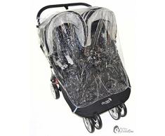 Housse de pluie Compatible avec Obaby Apollo Twin Poussette double (213)