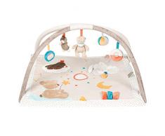 Nattou Tapis dÉveil avec Arche de Jeu, Mia et Basile, 57 x 8 x 78 cm, Brun/Orange/Bleu