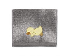 Sterntaler Serviette Éponge pour Enfants Edda le Canard, Âge : À Partir de 0 Mois, 50 x 30 cm, Gris