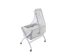 Naf-Naf Mini-Berceau Ovale + Textile et Ciel de Lit Cuak