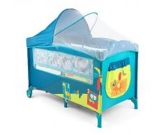 Milly Mally 2732 Voyage Mirage Deluxe de lit pour enfant Bleu