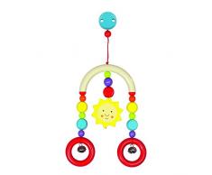 Heimess Hochet - Jouet Trapèze avec Clip - Soleil