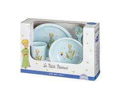 Le Petit Prince Petit Jour Paris - PP701P - Coffret vaisselle 5 pièces - Favorise lautonomie Bleu