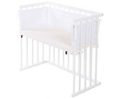 dreamgood Lit 132925 Lit dappoint Blanc avec matelas Prime Air & Tour de lit, marron