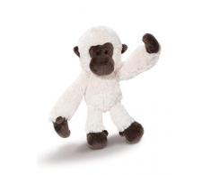 NICI-ZO19 Gibbon 20cm Peluche Animaux, NI43622, Weiß/Braun