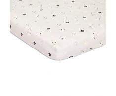 Fun with mum BED-SHE-M-SWA-PRI Drap de Lit M Multicolore