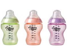 Tommee Tippee - 42241572 - Biberons pour Fille - Multicolore - Pack de 3