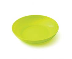 plastorex Assiette Micro-Ondable en Polypropylène Jaune Tilleul Opaque 18,5 cm