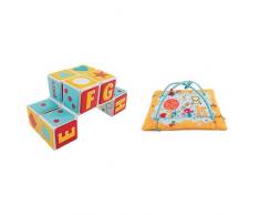 Ludi - 30007 - Cube Magique - Lapin + Ludi - 20006 - Tapis dÉveil - Lapin