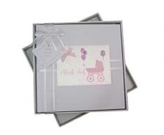 White Cotton Cards WDTP1M Album photo bébéMerch Fach Landau rose