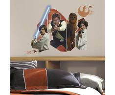 RoomMates Stickers Muraux Star Wars Héros Classique