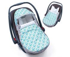 Sevira Kids - Chancelière - turbulette universelle - imperméable - pour la poussette ou siège auto - Windy Mill