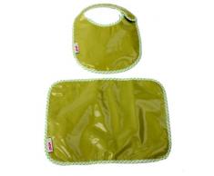 Minene Uk Bavoir et set de table Vert