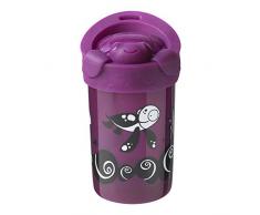 Tommee Tippee Tasse anti-chute super cup avec couvercle - violet