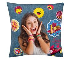Joy Toy Coussin Soy Luna en Optique Denim 40 cm