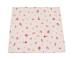 Vanilla Copenhagen 1201400202 Enclos Matelas, Isabella rayures rose, 81 x 86 cm