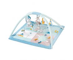 NATTOU Tapis dÉveil avec Arche de Jeu Tim/Tiloo Bleu 74 x 68 x 45 cm