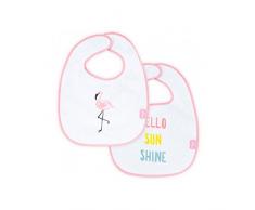 Jollein Bavoir étanche Velcro Flamingo (2Pack), bavoir étanche Velcro Flamingo (2Pack), bavoir étanche Velcro Flamingo (2Pack), DE