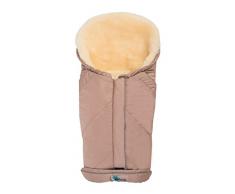 AltaBeBe Chancelière dHiver avec Fourrure de Mouton pour Siège Auto/Landau 0-12 Mois Beige Clair