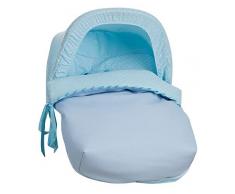 babyline Voile plumetis – chancelière porte bébé, Unisexe, Couleur Bleu Ciel