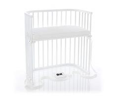 babybay Cododo Boxspring Laqué Blanc avec Matelas Classic Soft 1 Unité