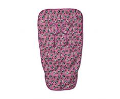 babyline Lovely Skull – matelas pour chaise, Unisexe, Fuchsia