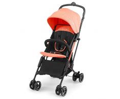 Kinderkraft Poussette Canne MINI DOT, Ultra Légère, Réglable, Pliable, Corail
