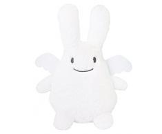 TROUSSELIER - Peluche - Ange Lapin - 60 cm de haut - Moderne Chic - Ultra Doux - Idéal Cadeau de Naissance - Lavable en Machine - Colori Blanc