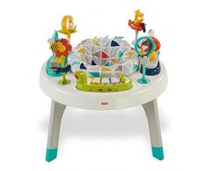 Fisher-Price Mon premier siège dactivités bébé safari 2-en-1, transformable en table de jeux avec jouets et sons, FVD25