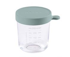 BÉABA, Portion Bébé en Verre, 250ml, Eucalyptus Green, Made in France