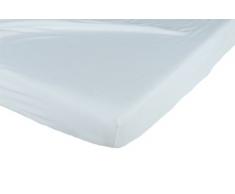 Candide Drap Housse Viscose de Bambou 70 x 140 cm Bleu Ciel