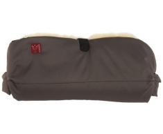 Kaiser Accessoire Poussette - Protège Mains - Big Double - Peau dAgneau - Anthracite
