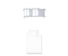 Bemini - Ensemble de 6 coussins et housse de lit 100/140 cm