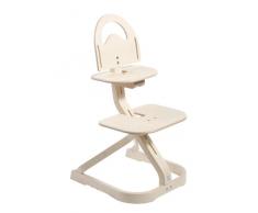 Svan Chaise haute Blanc délavé