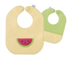 Bavoir en cuir pastèque