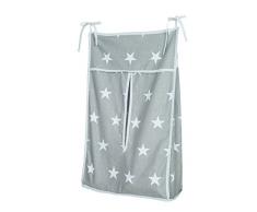 roba Organiseur en tissu Motif petites étoiles Rangement & décoration de couches, jouets ou accessoires de bébé À suspendre à un lit denfant ou dans une chambre de bébé